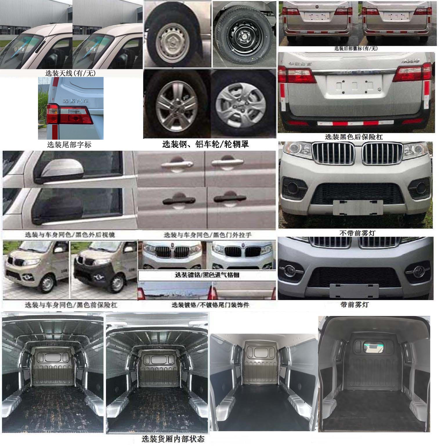 金杯牌JKC5025XXYA6L0廂式運輸車公告圖片