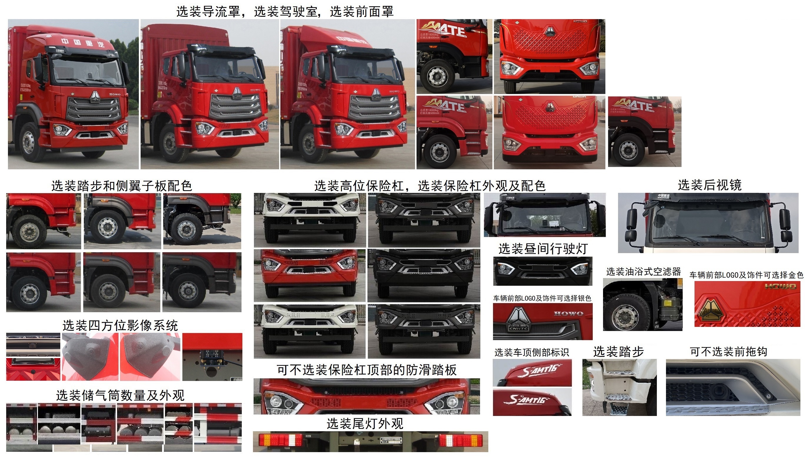 豪沃牌ZZ5187CCYN511JF1C倉柵式運(yùn)輸車公告圖片