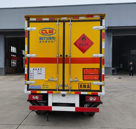 程力牌CL5042XRY6BXW易燃液體廂式運(yùn)輸車公告圖片