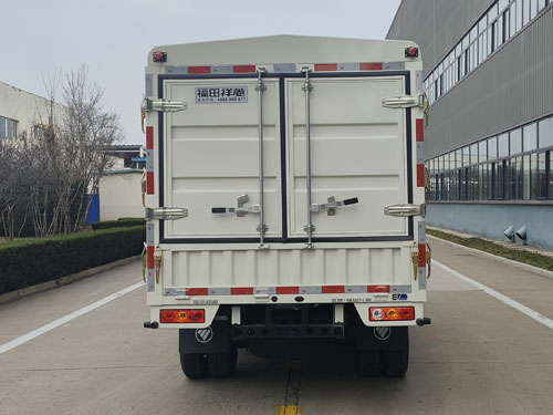 福田牌BJ5032CCYEV1純電動倉柵式運輸車公告圖片
