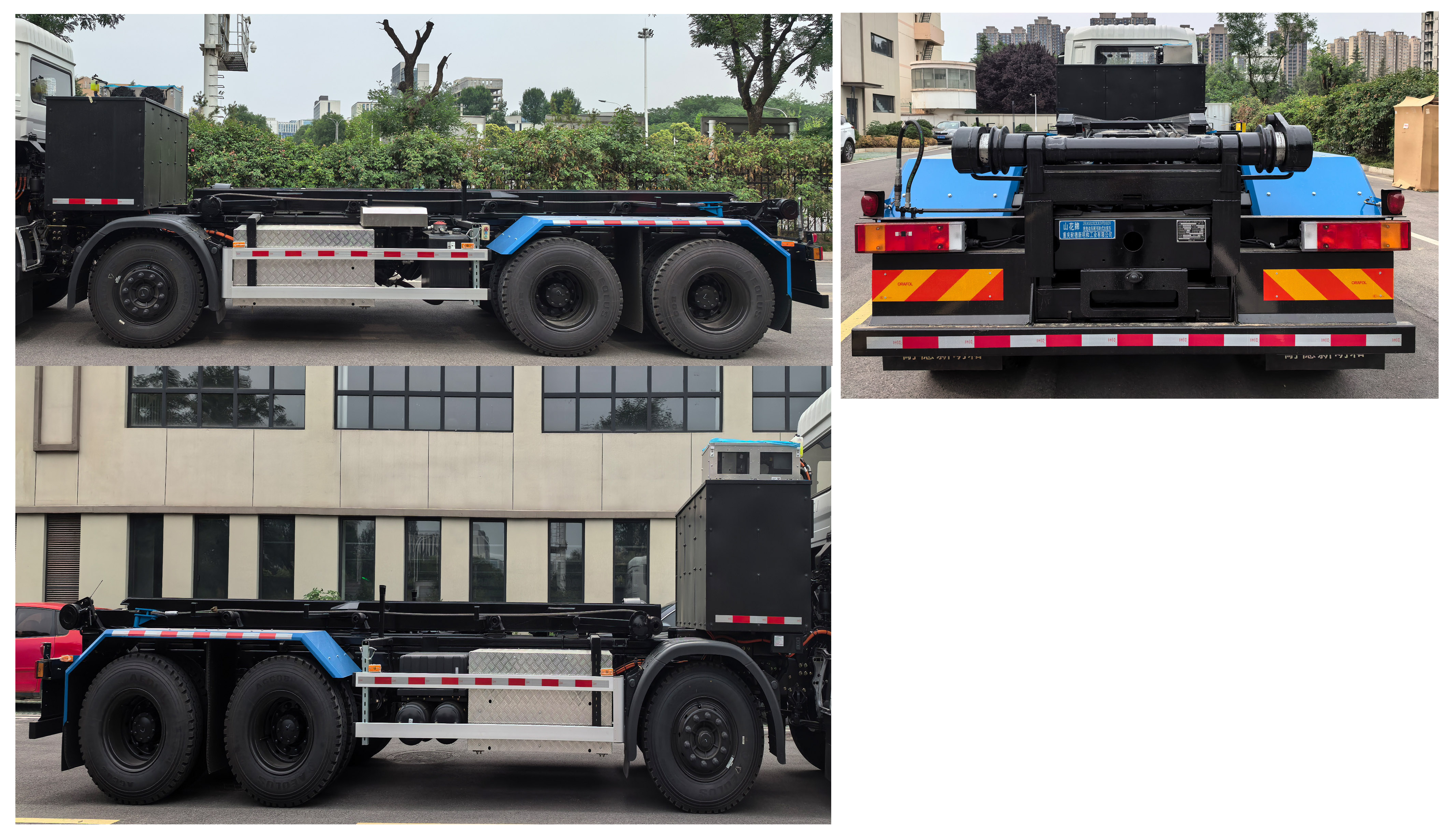 山花牌JHA5323ZXXDFDBEV純電動(dòng)車廂可卸式垃圾車公告圖片