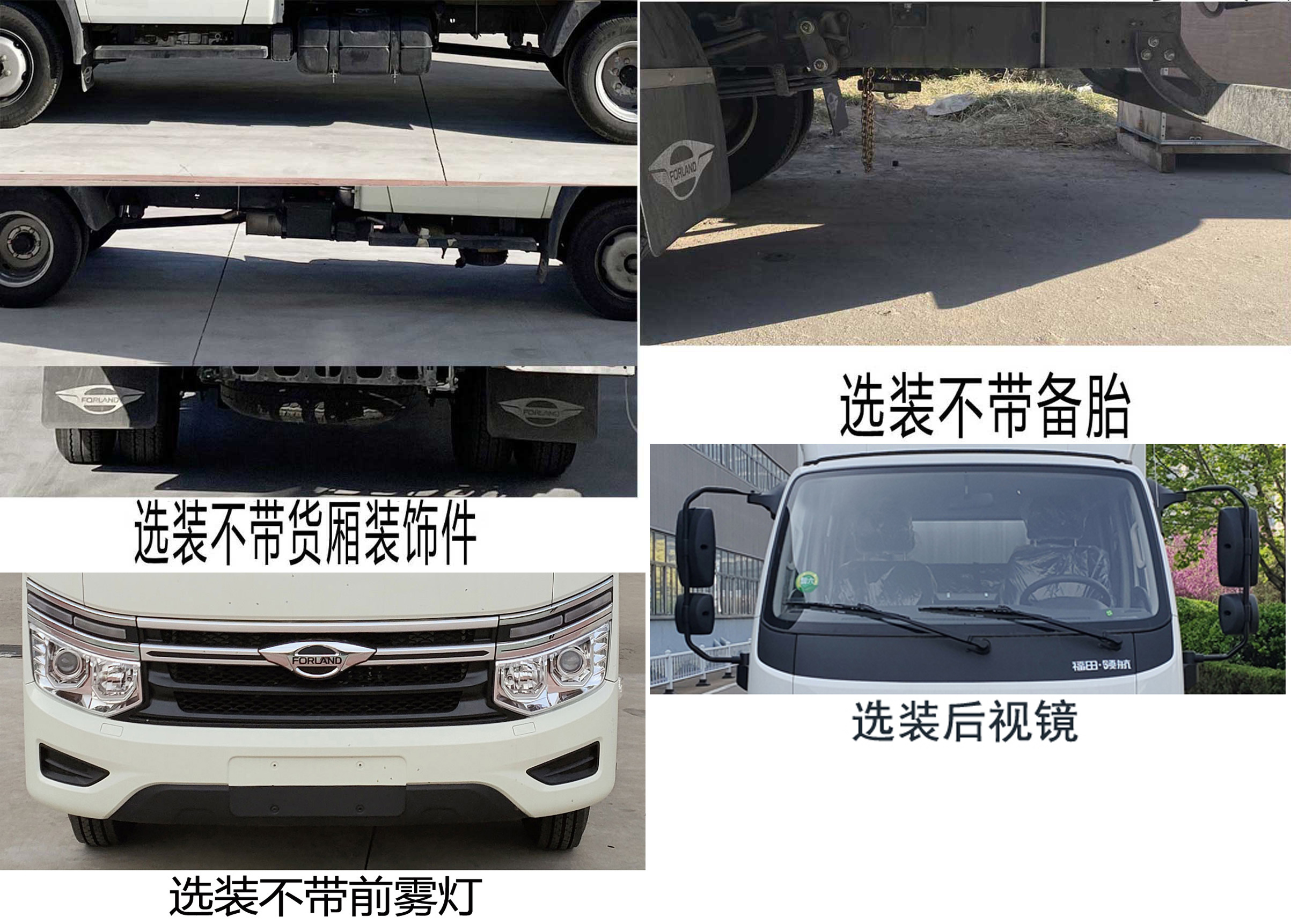 福田牌BJ5035CCY3AV6-28倉柵式運輸車公告圖片