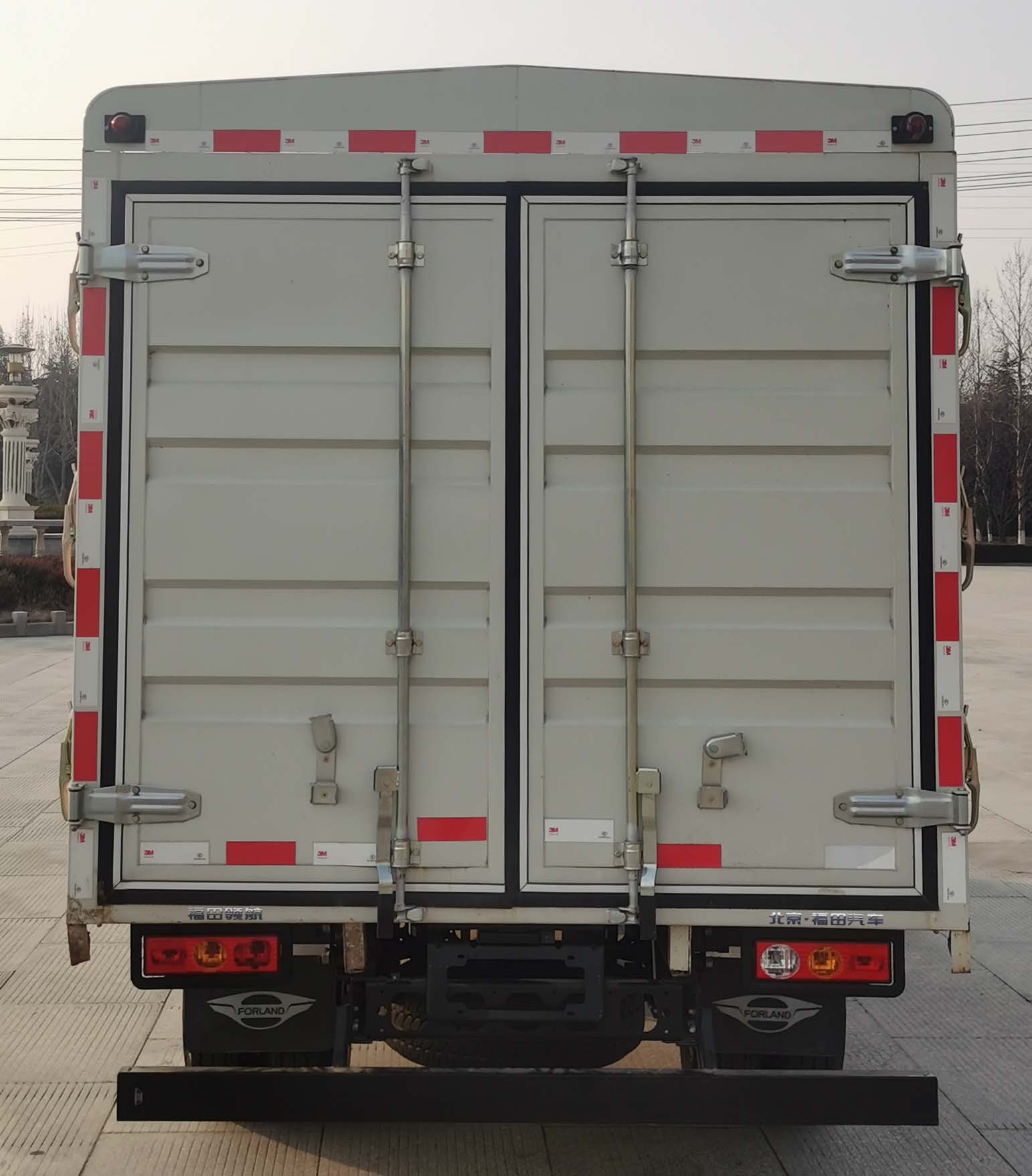 福田牌BJ5035CCY5JV5-24倉柵式運輸車公告圖片