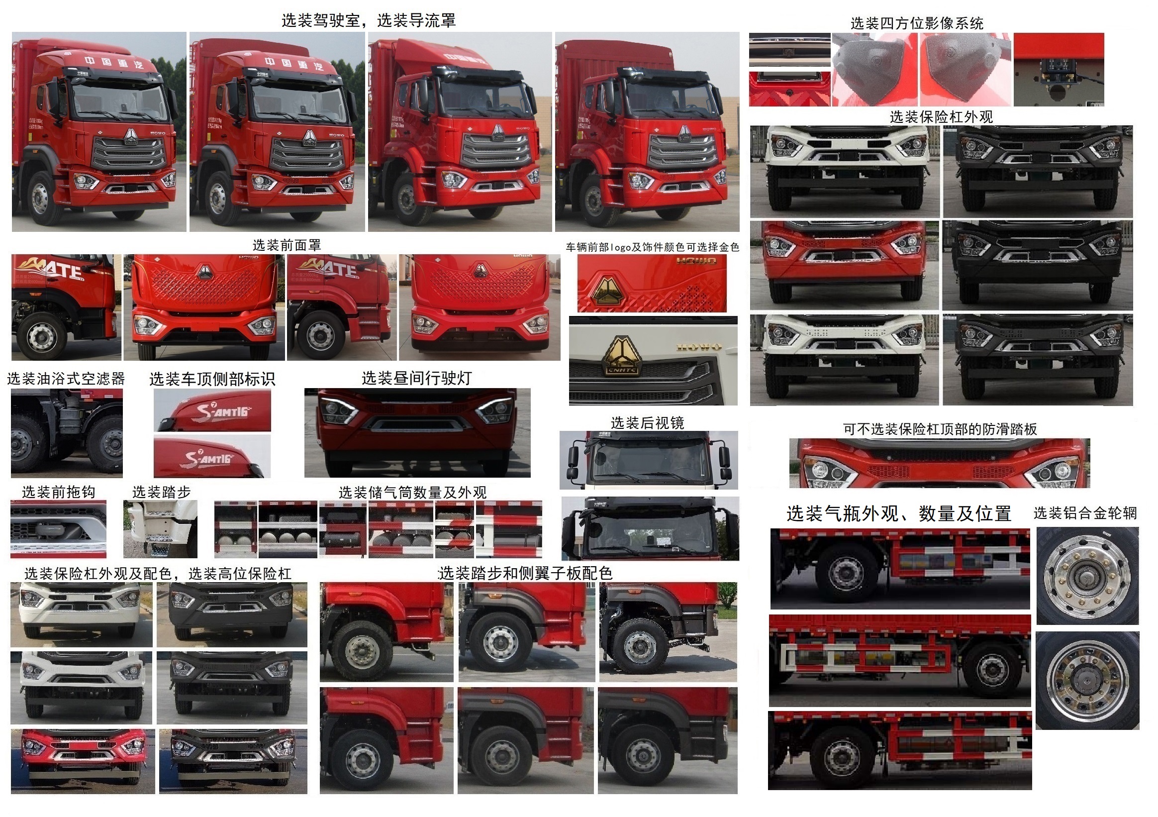 豪沃牌ZZ5257CCYN56CJF1L倉(cāng)柵式運(yùn)輸車(chē)公告圖片