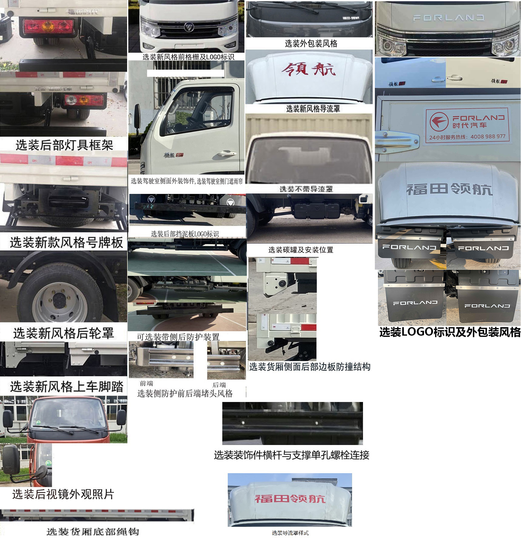 福田牌BJ5035CCY4AV6-26倉柵式運輸車公告圖片