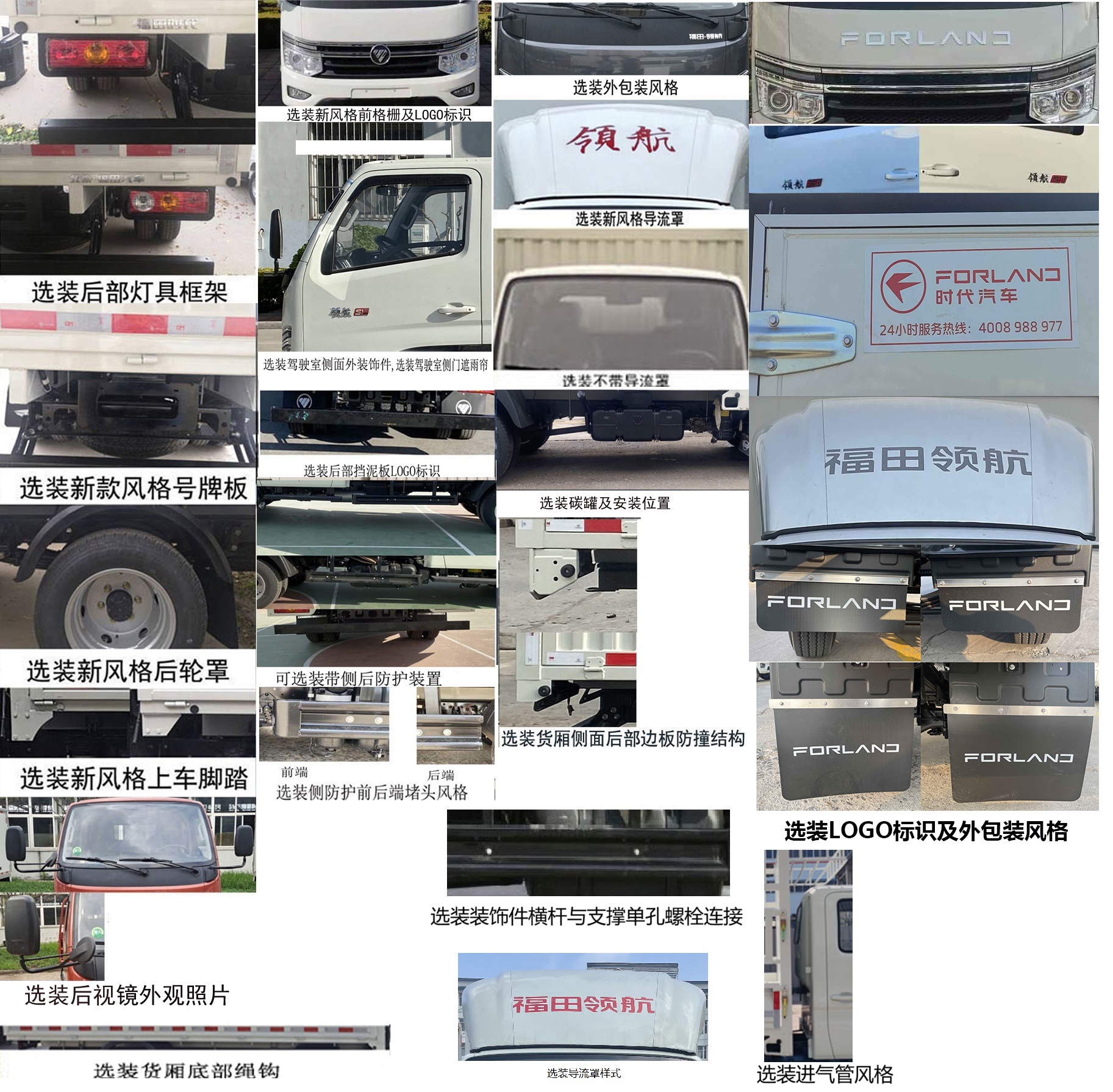 福田牌BJ5035CCY4AV6-13倉(cāng)柵式運(yùn)輸車公告圖片