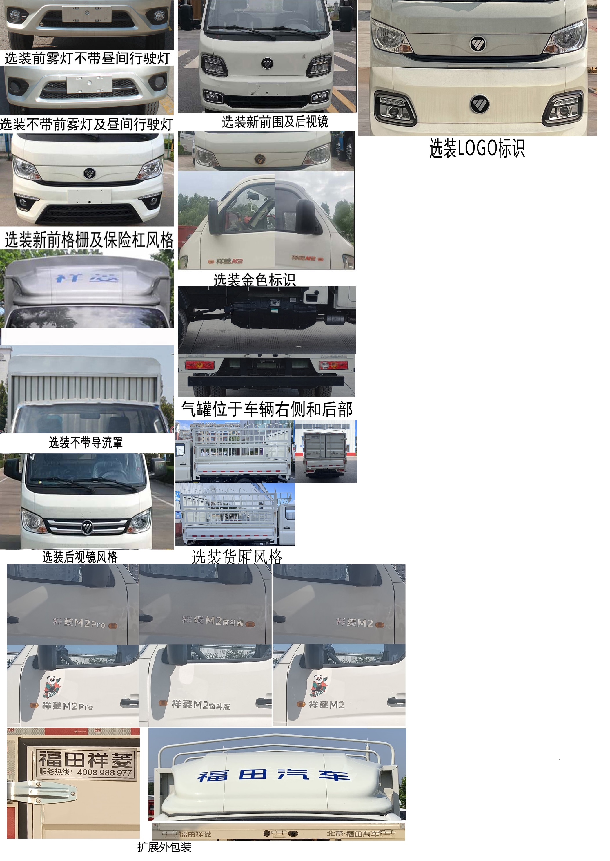 福田牌BJ5032CCY5AC6-17倉柵式運輸車公告圖片