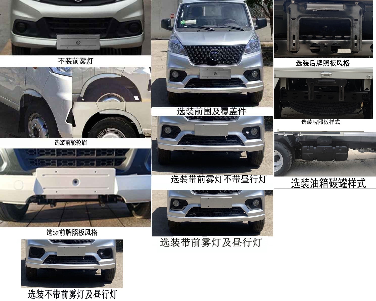 福田牌BJ5030XXY3JV7-62廂式運(yùn)輸車(chē)公告圖片