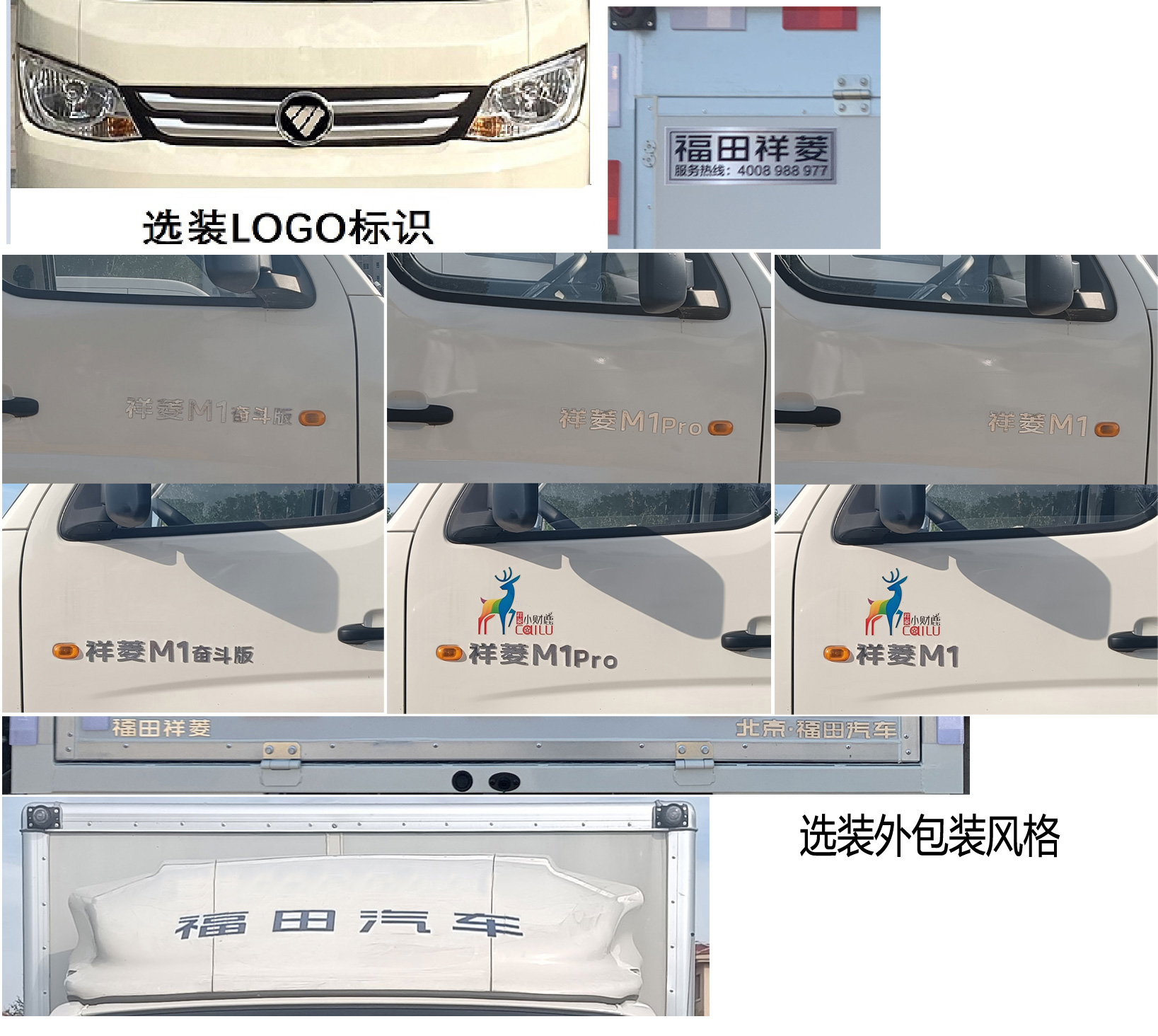 福田牌BJ5021XYK3JV3-19翼開啟廂式車公告圖片