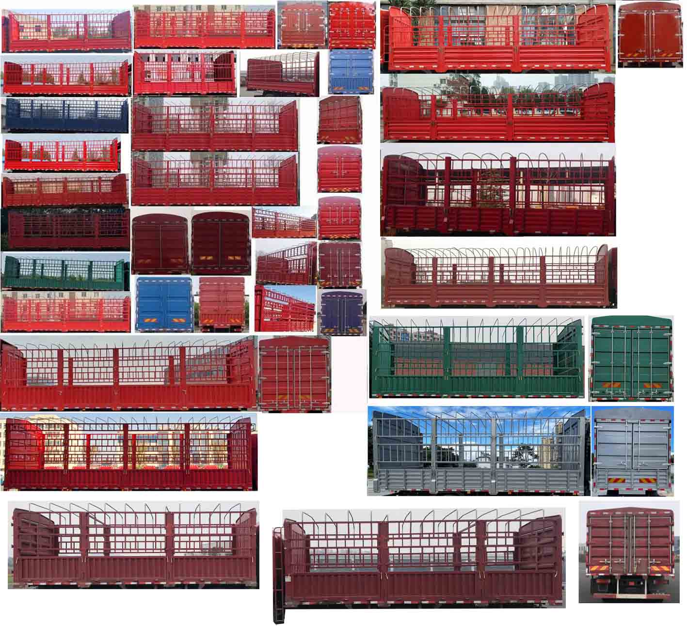 陜汽牌SX5240CCYBP6369倉柵式運輸車公告圖片