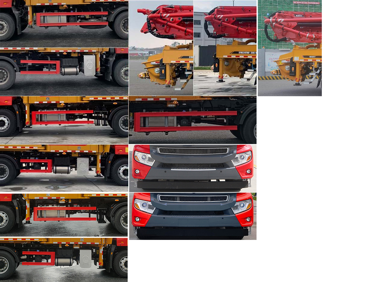 三一牌SYM5210THBF混凝土泵車公告圖片