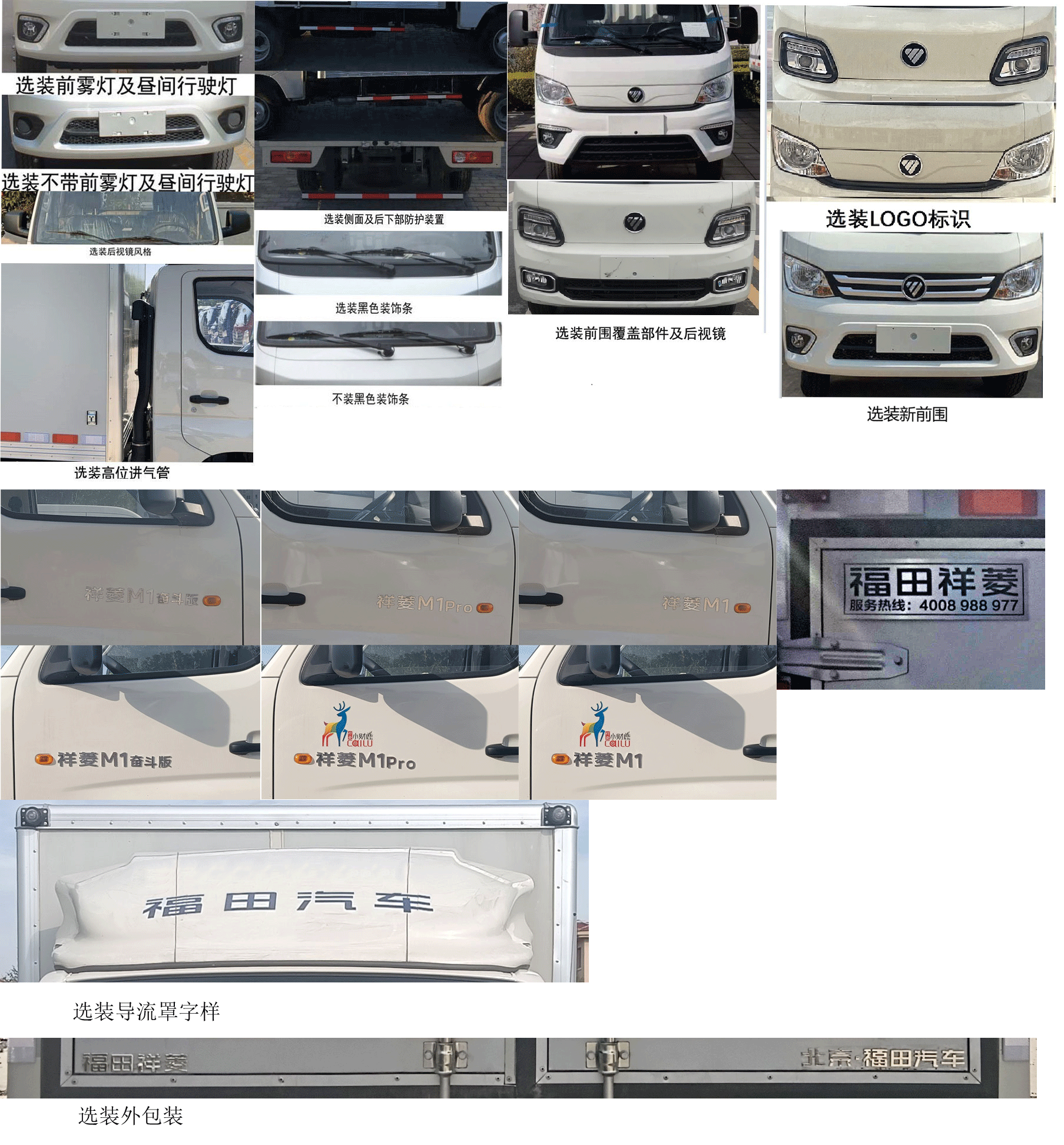 福田牌BJ5031XXY3JV2-64廂式運(yùn)輸車公告圖片