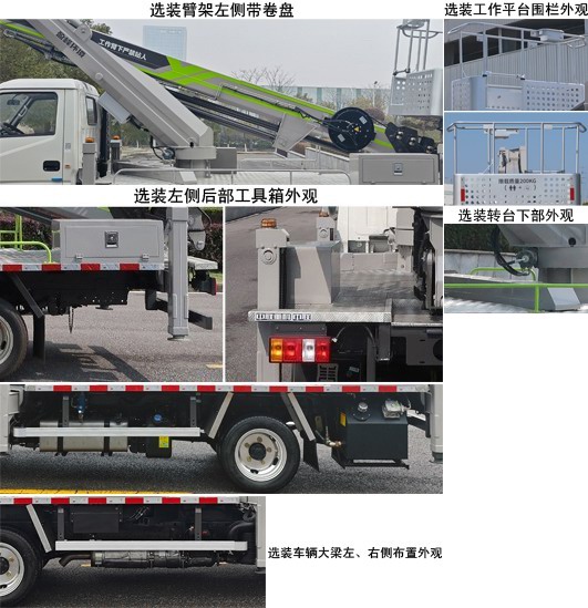 盈峰牌ZBH5040JGKJXE6高空作業(yè)車公告圖片