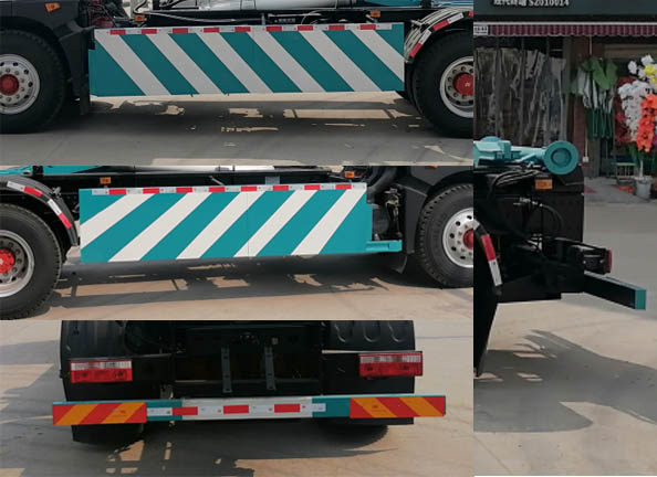 宏磊風(fēng)牌HLF5185ZXXE車廂可卸式垃圾車公告圖片