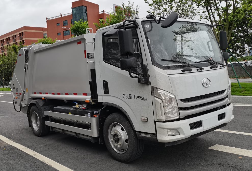廣環(huán)牌GH5120ZYSSHBEV純電動(dòng)壓縮式垃圾車(chē)公告圖片