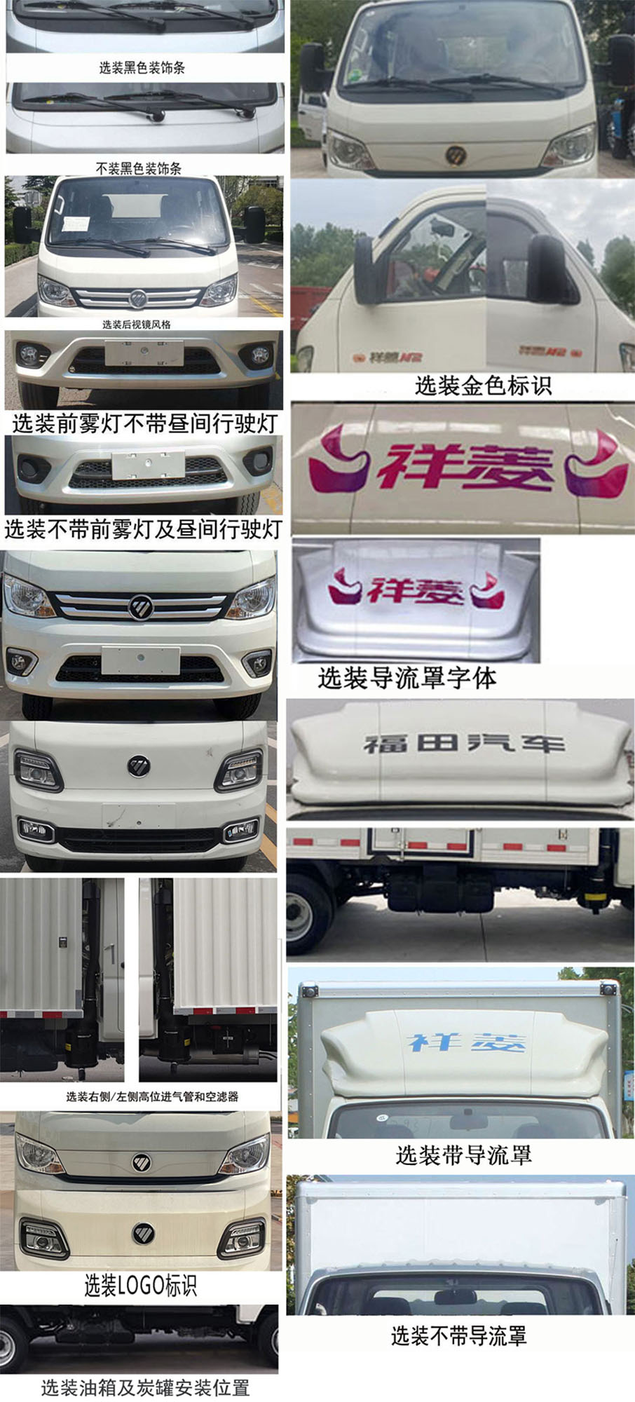 福田牌BJ5032XXY5PV5-19廂式運輸車公告圖片