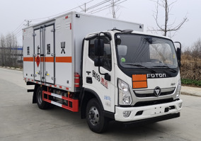 汇力威牌VVV5090XRQBJ6易燃气体厢式运输车