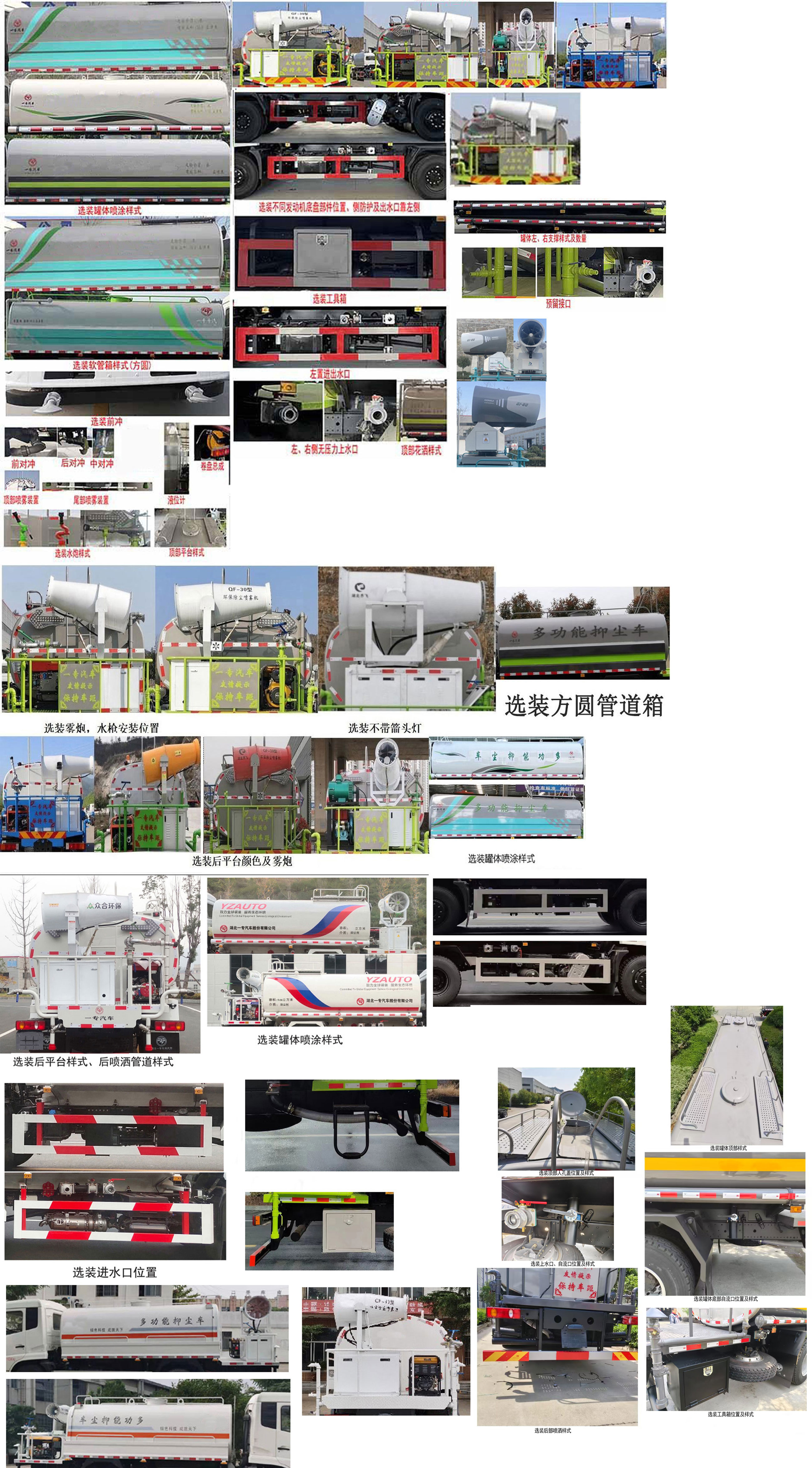 專致牌YZZ5250TDYDV6多功能抑塵車公告圖片