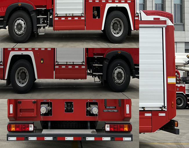 上格牌SGX5195GXFPM80泡沫消防車公告圖片