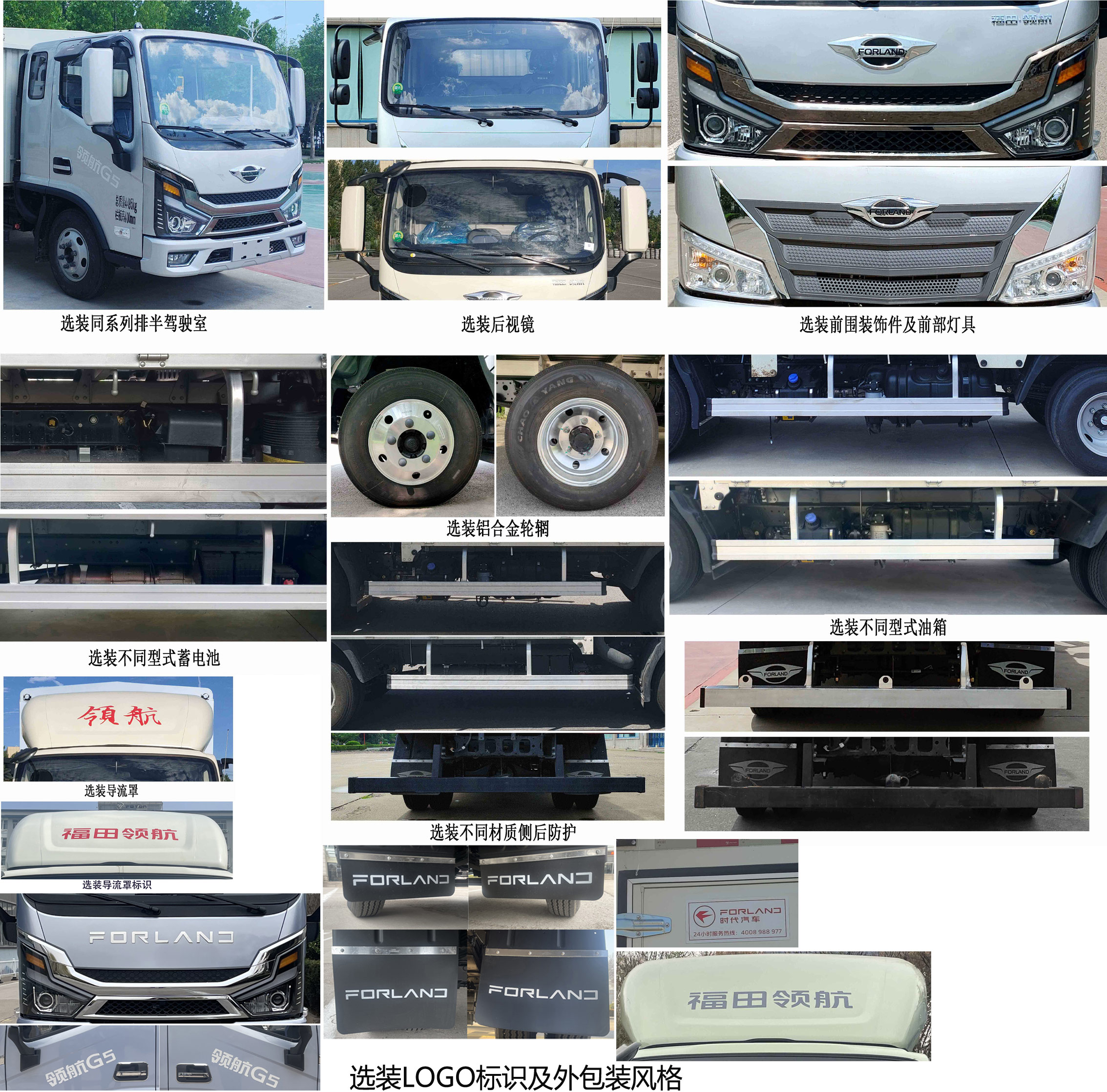 福田牌BJ5044CCY9JBA-52倉柵式運輸車公告圖片