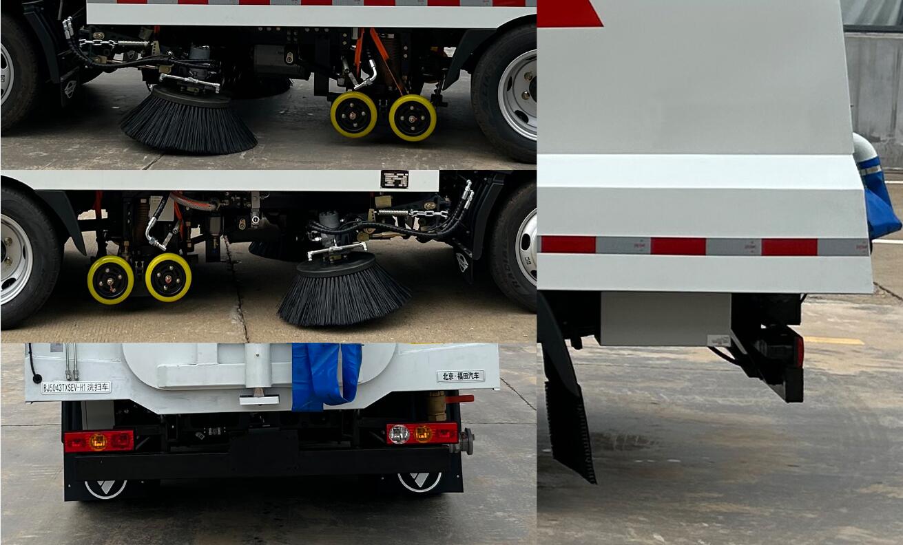 福田牌BJ5043TXSEV-H1純電動(dòng)洗掃車公告圖片