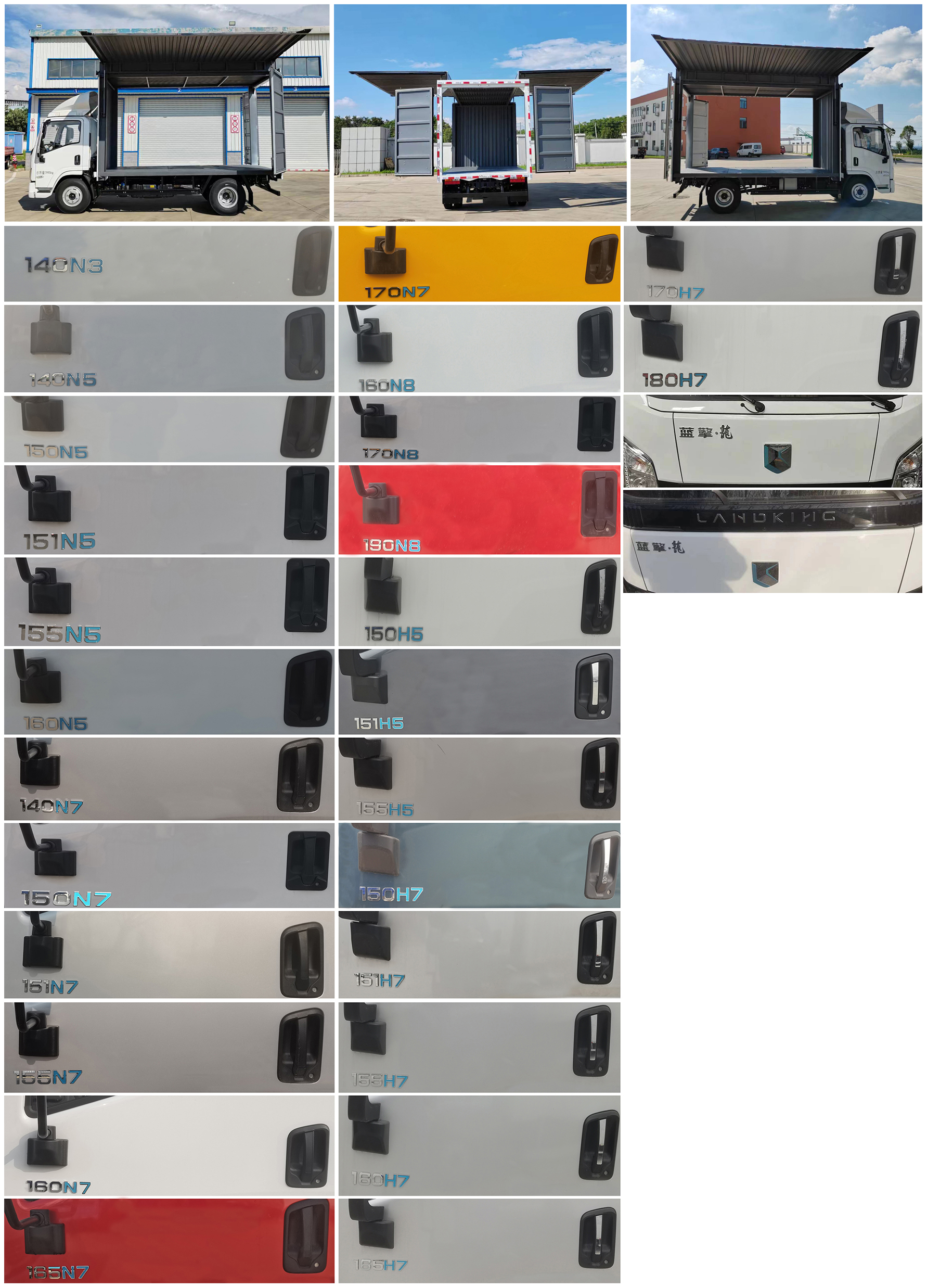 燕臺牌YTQ5081XYKKJ336翼開啟廂式車公告圖片