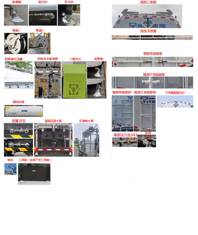 徐工牌DXA5250GPSYBEV純電動(dòng)綠化噴灑車公告圖片