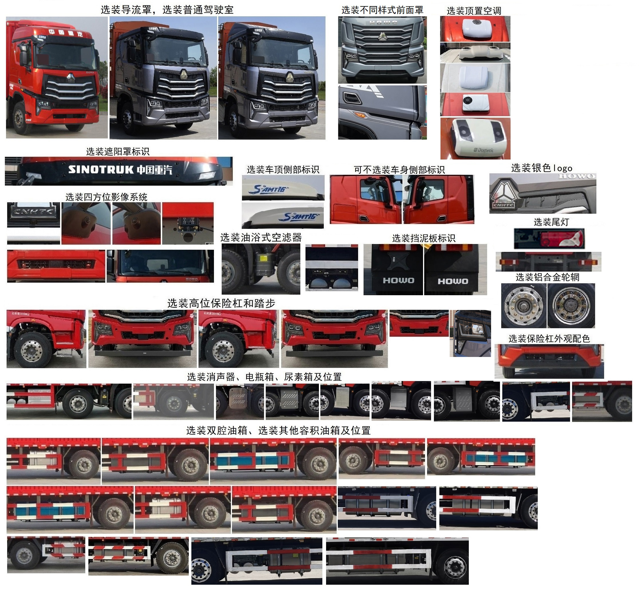 豪沃牌ZZ5327CCYV446KF1K倉柵式運(yùn)輸車公告圖片