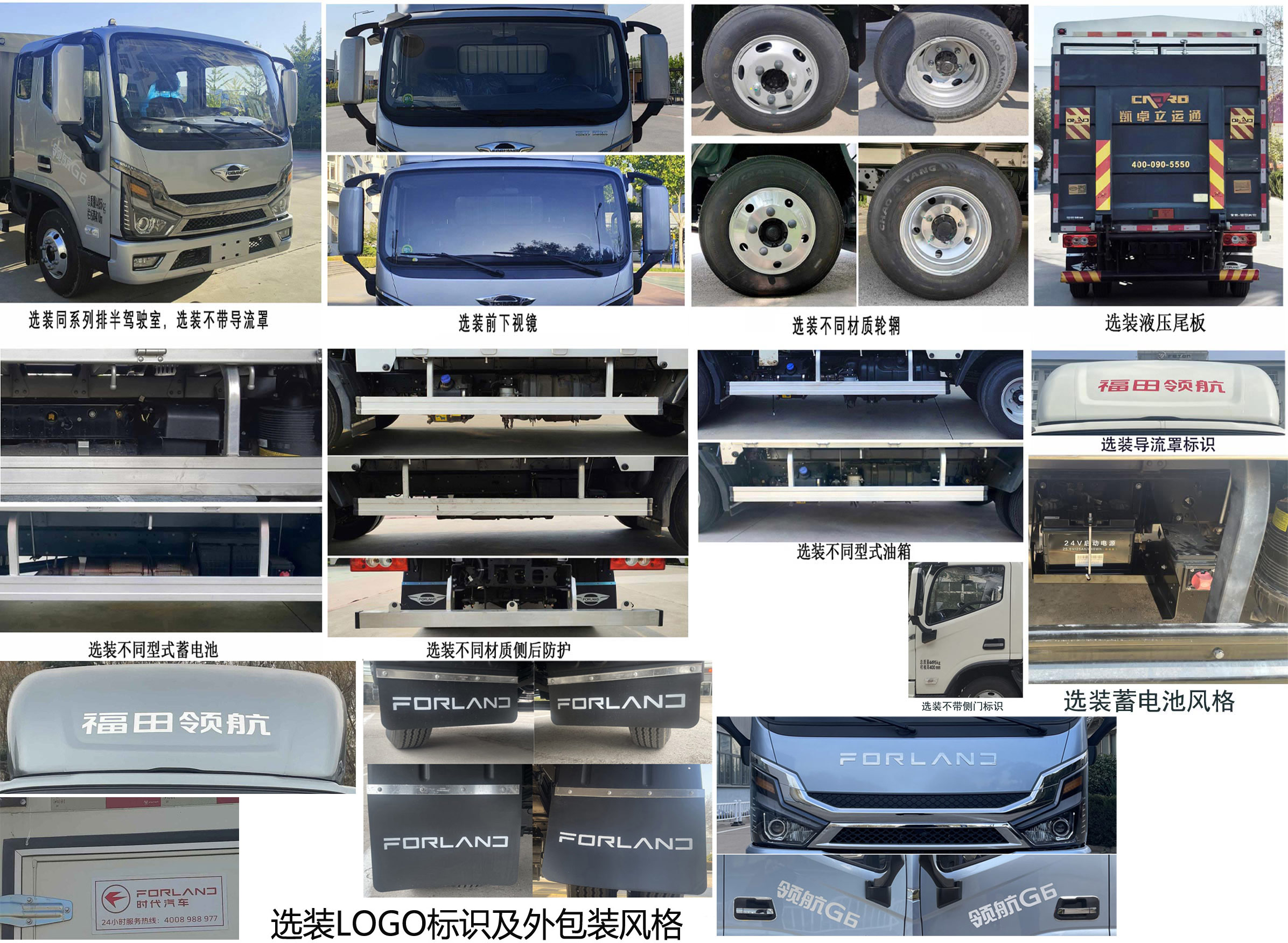 福田牌BJ5044CCY9JBA-54倉柵式運輸車公告圖片