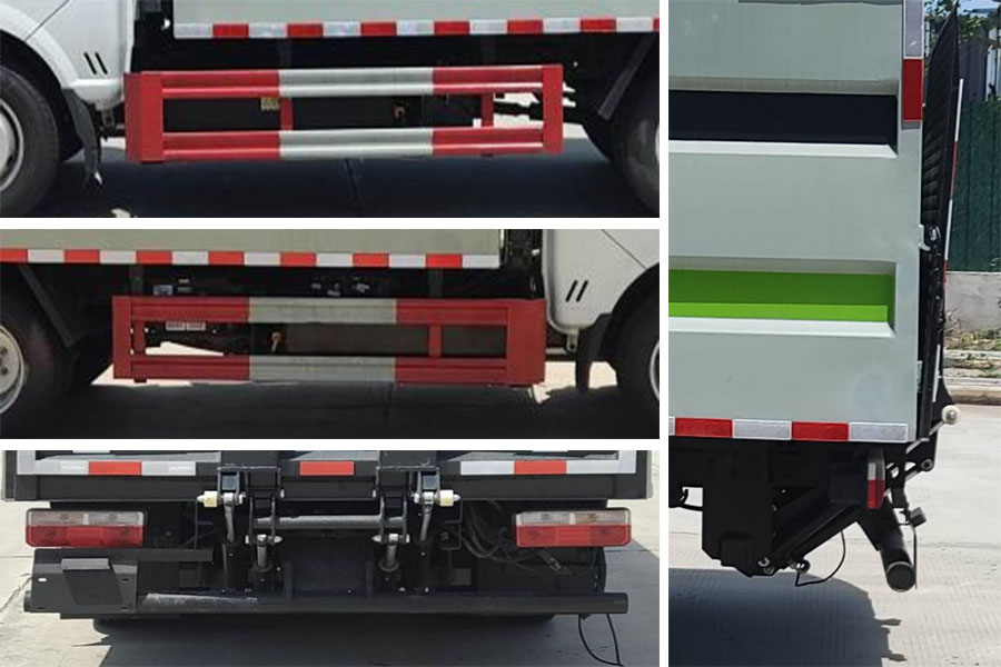 瑞力星牌RLQ5040XTYDBEV6純電動(dòng)密閉式桶裝垃圾車公告圖片