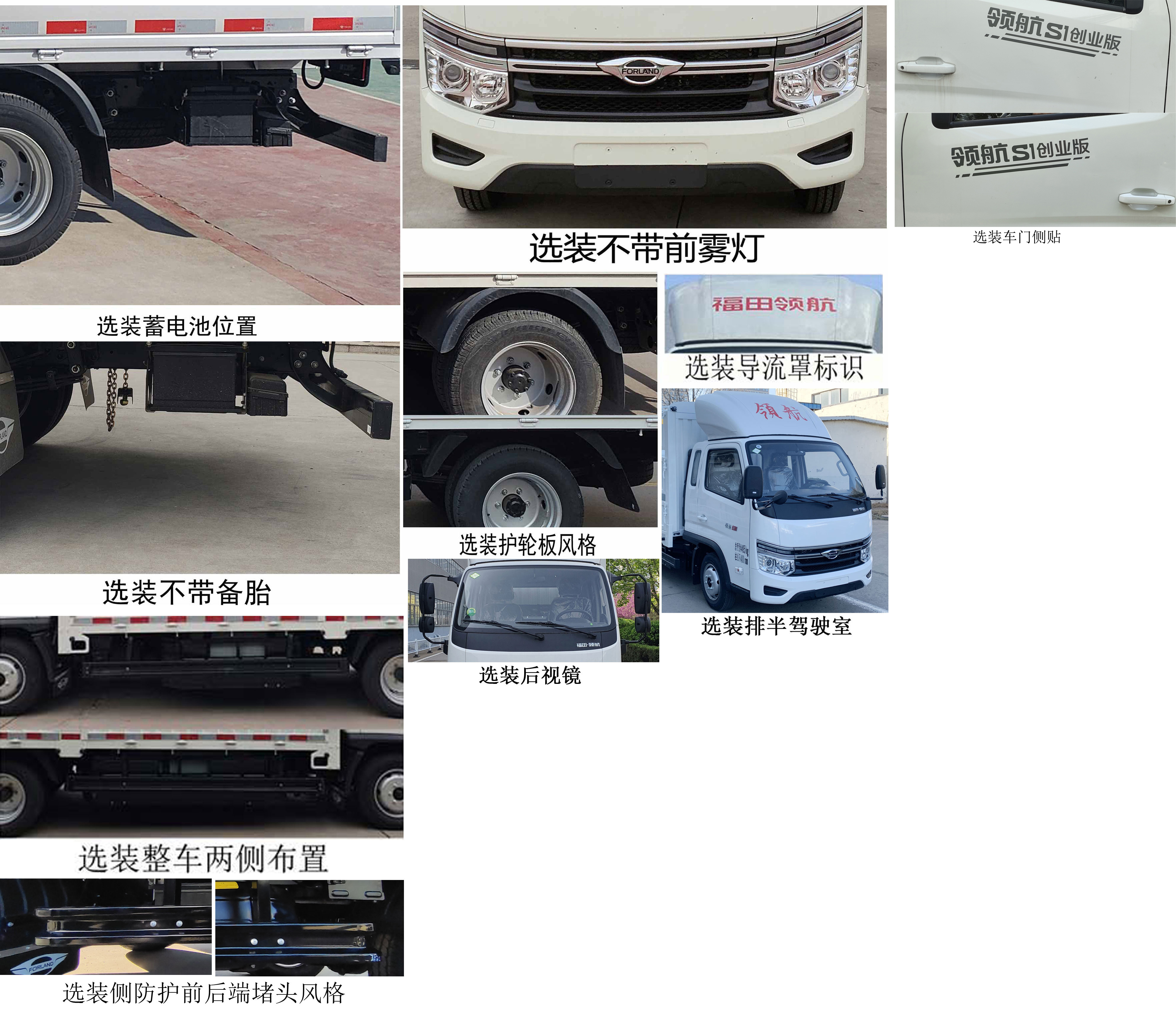 福田牌BJ5045CCY4JC7-30倉(cāng)柵式運(yùn)輸車(chē)公告圖片