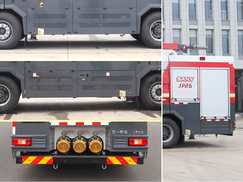 三一牌SYM5431JXFJP26舉高噴射消防車公告圖片