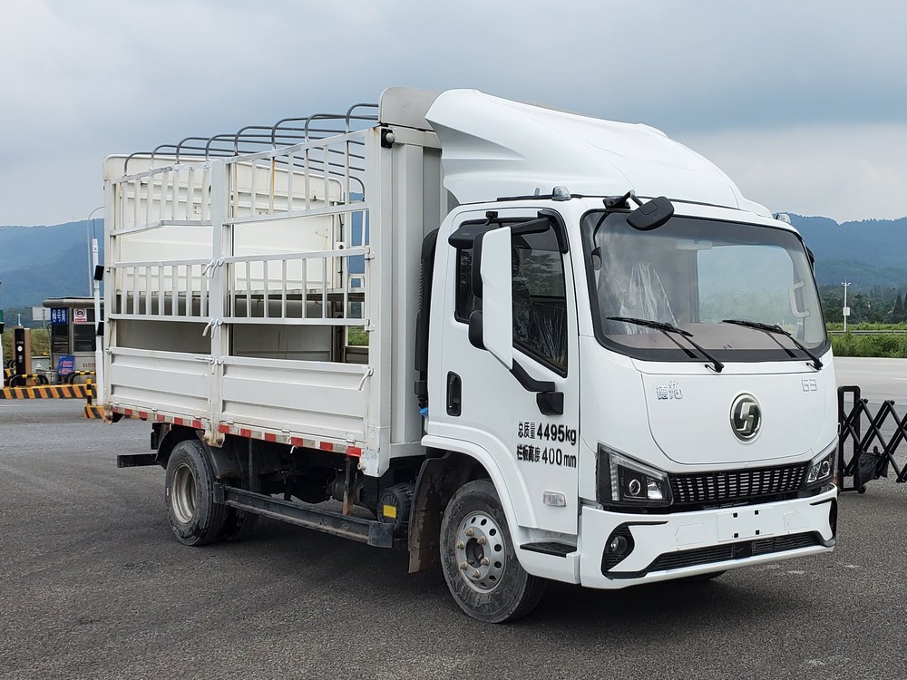 陜汽牌SX5046CCYNP6341倉柵式運輸車公告圖片