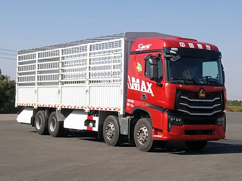 豪沃牌ZZ5317CCYV446KF1C倉柵式運(yùn)輸車公告圖片