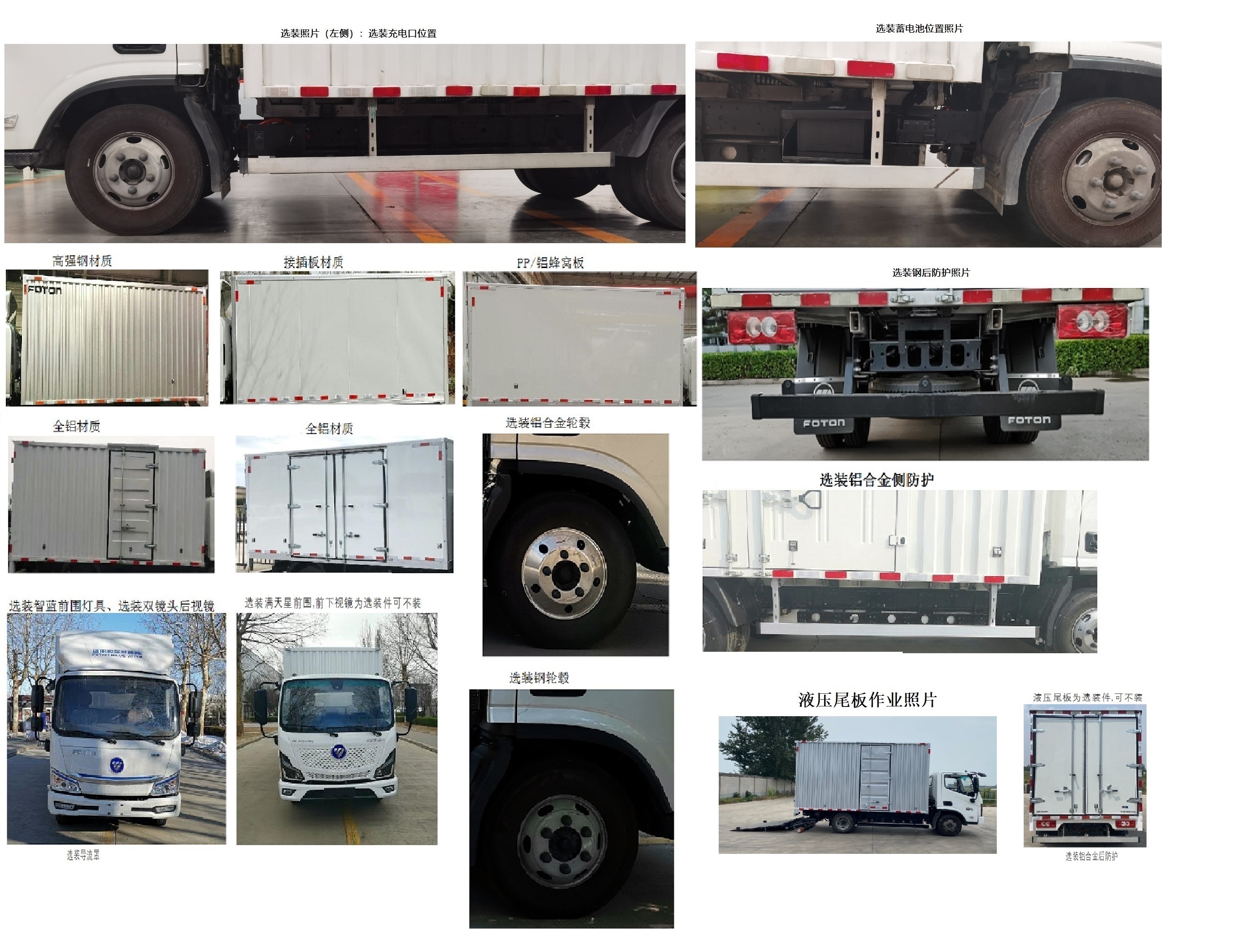 福田牌BJ5045XXYEVZ8純電動(dòng)廂式運(yùn)輸車(chē)公告圖片