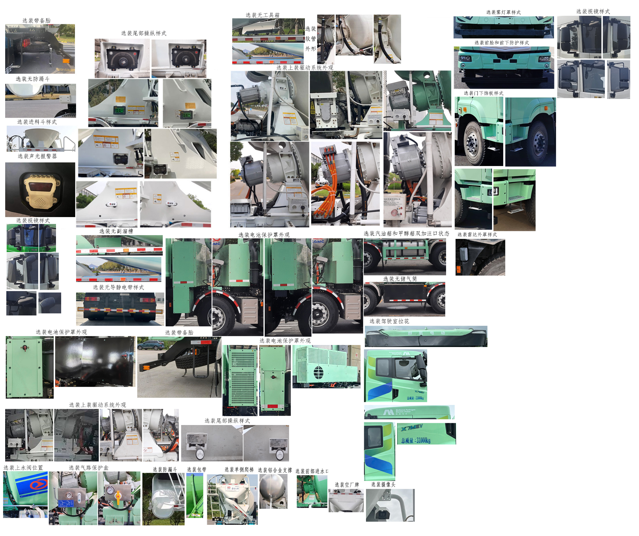 遠(yuǎn)程牌HN5310GJBMP41C1SHEVY甲醇插電式增程混合動(dòng)力混凝土攪拌運(yùn)輸車(chē)公告圖片