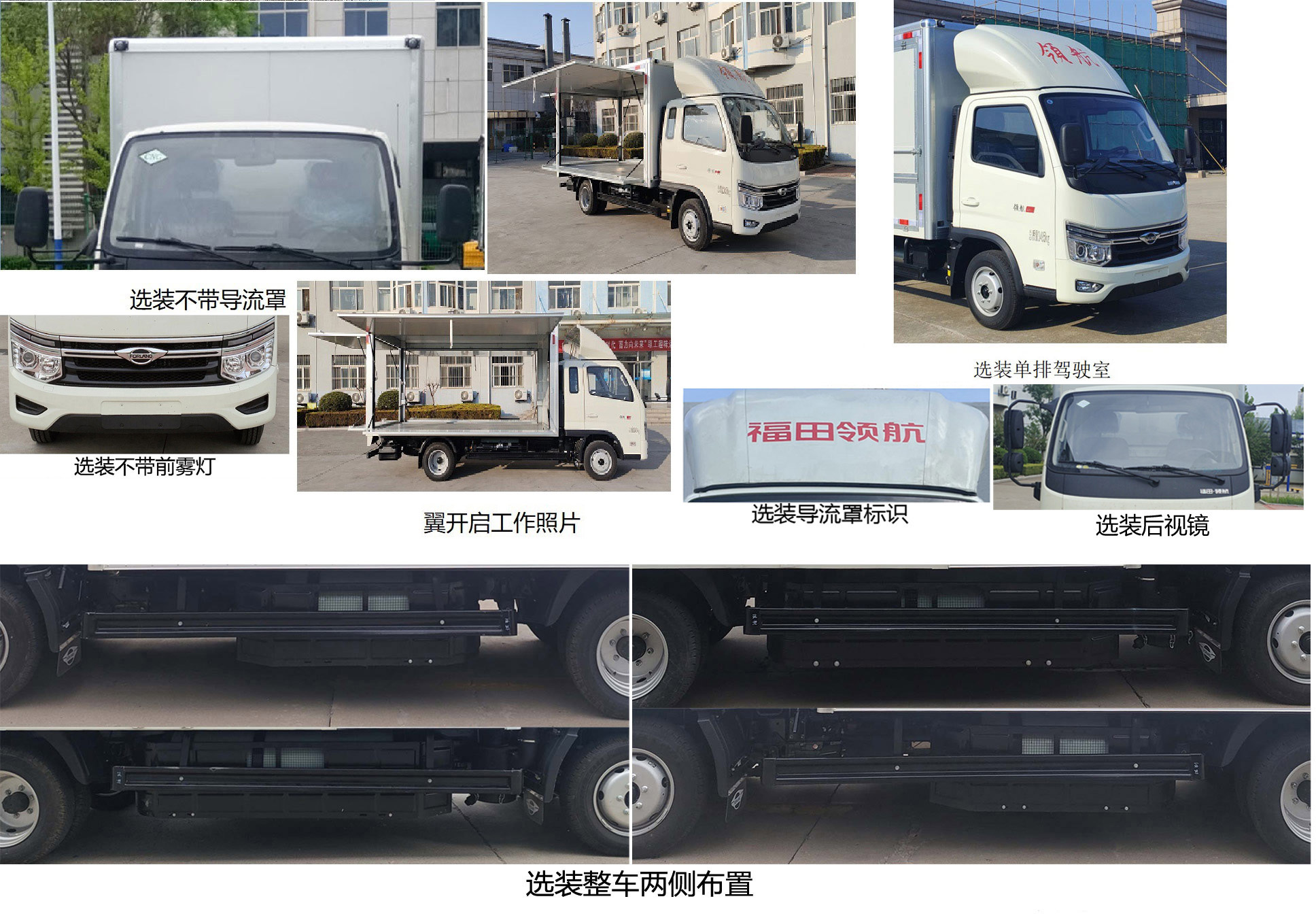 福田牌BJ5035XYK4PC7-31翼開啟廂式車公告圖片