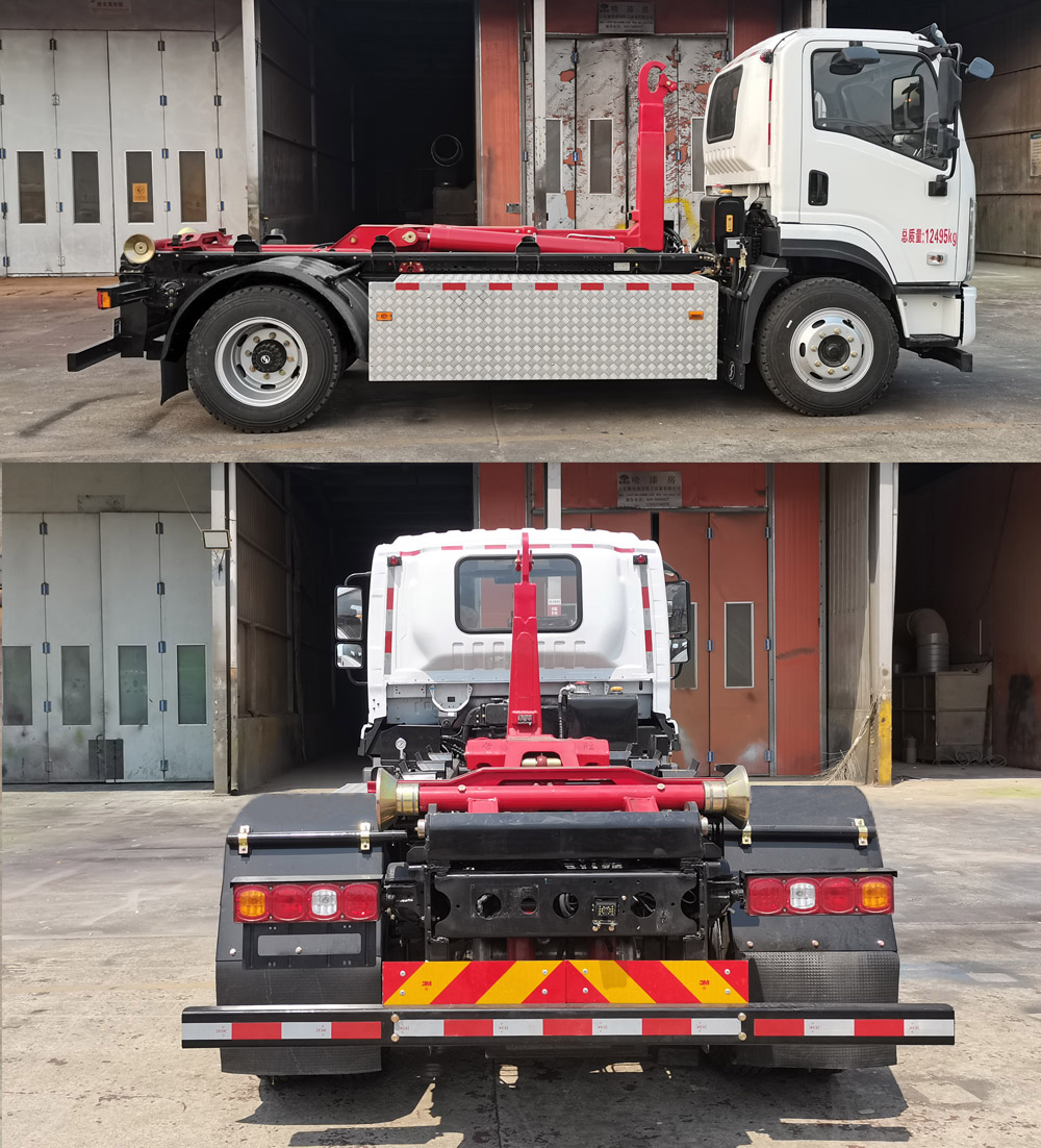 德尊牌SZZ5120ZXXBEV421純電動(dòng)車廂可卸式垃圾車公告圖片