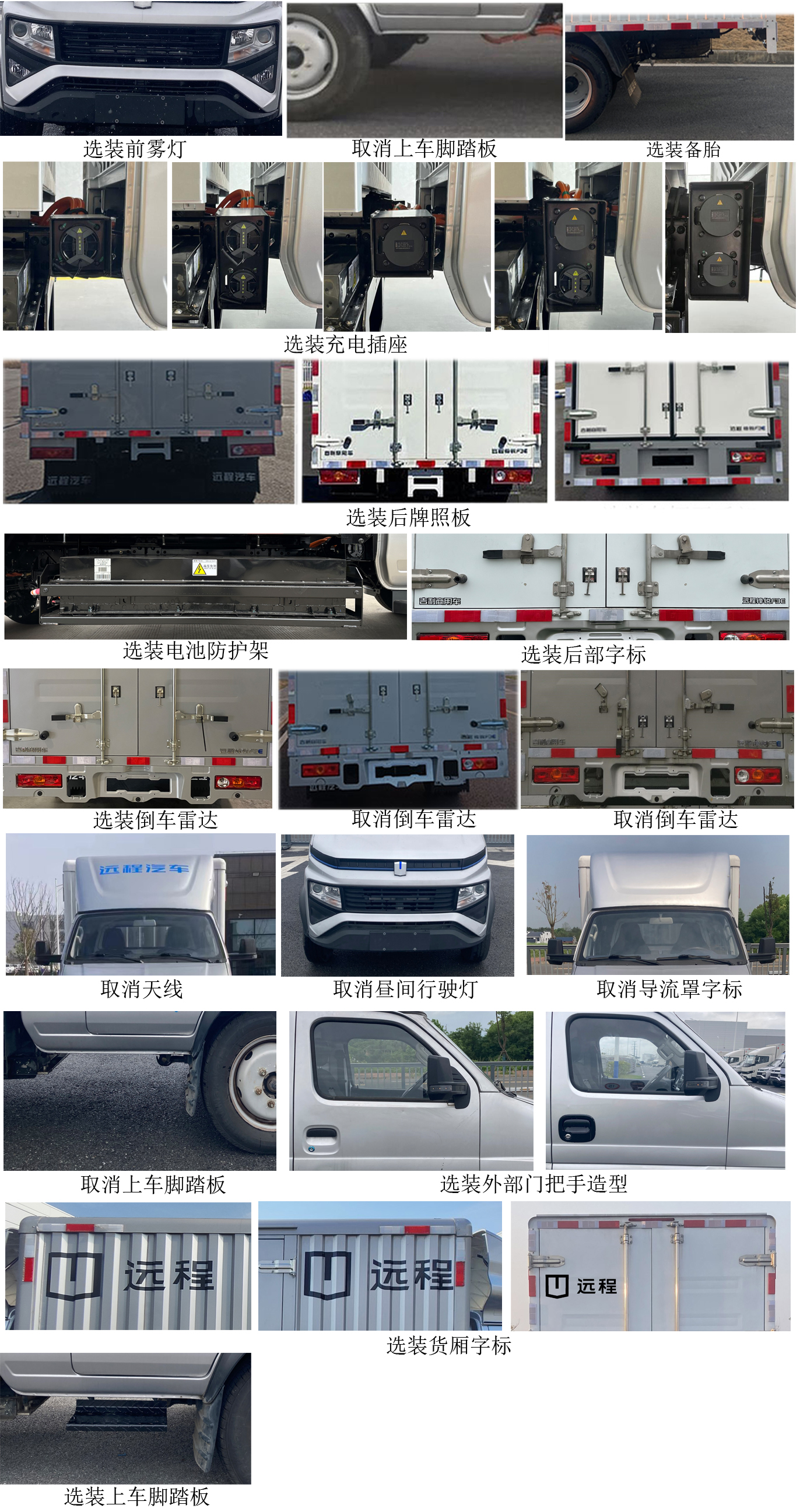 遠程牌JGL5037XXYBEVGP1純電動廂式運輸車公告圖片