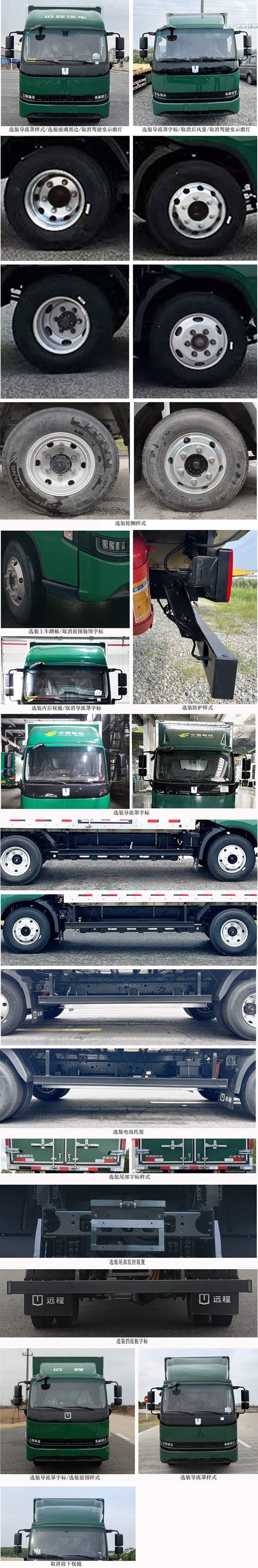 遠程牌JGL5041XYZBEVGP3純電動郵政車公告圖片