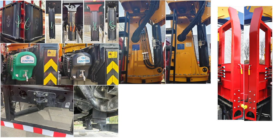 駿通牌JF5181JSQCA08隨車起重運輸車公告圖片