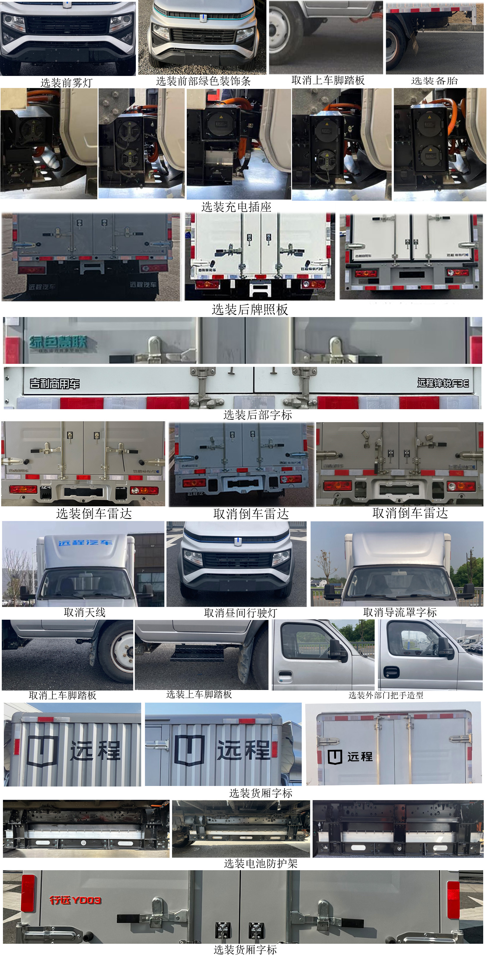 遠程牌JGL5039XXYBEVGP1純電動廂式運輸車公告圖片