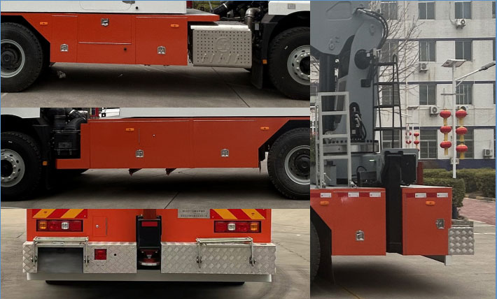 寶石機(jī)械牌BSJ5251TCS測(cè)試井架車公告圖片