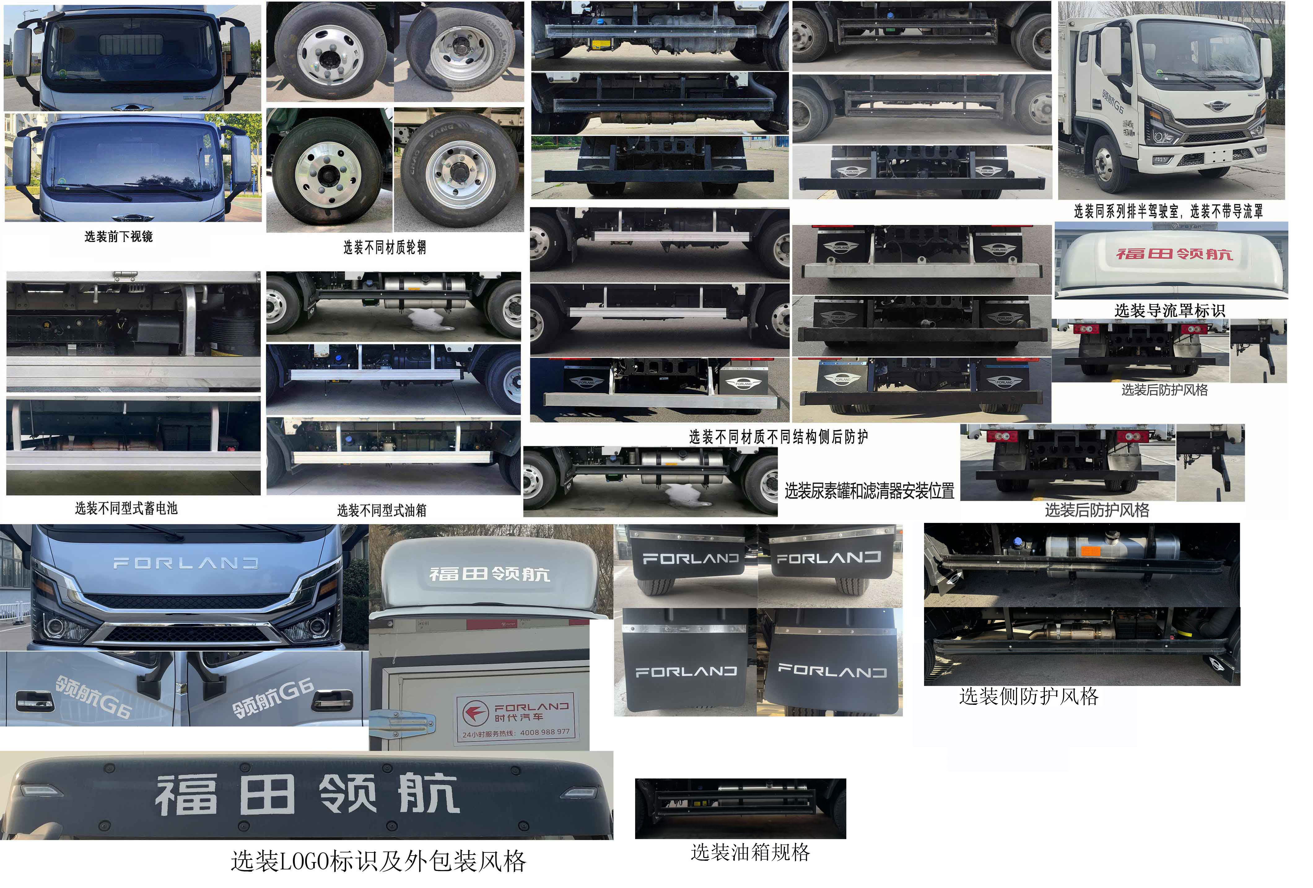 福田牌BJ5044CCY9JBA-55倉柵式運輸車公告圖片