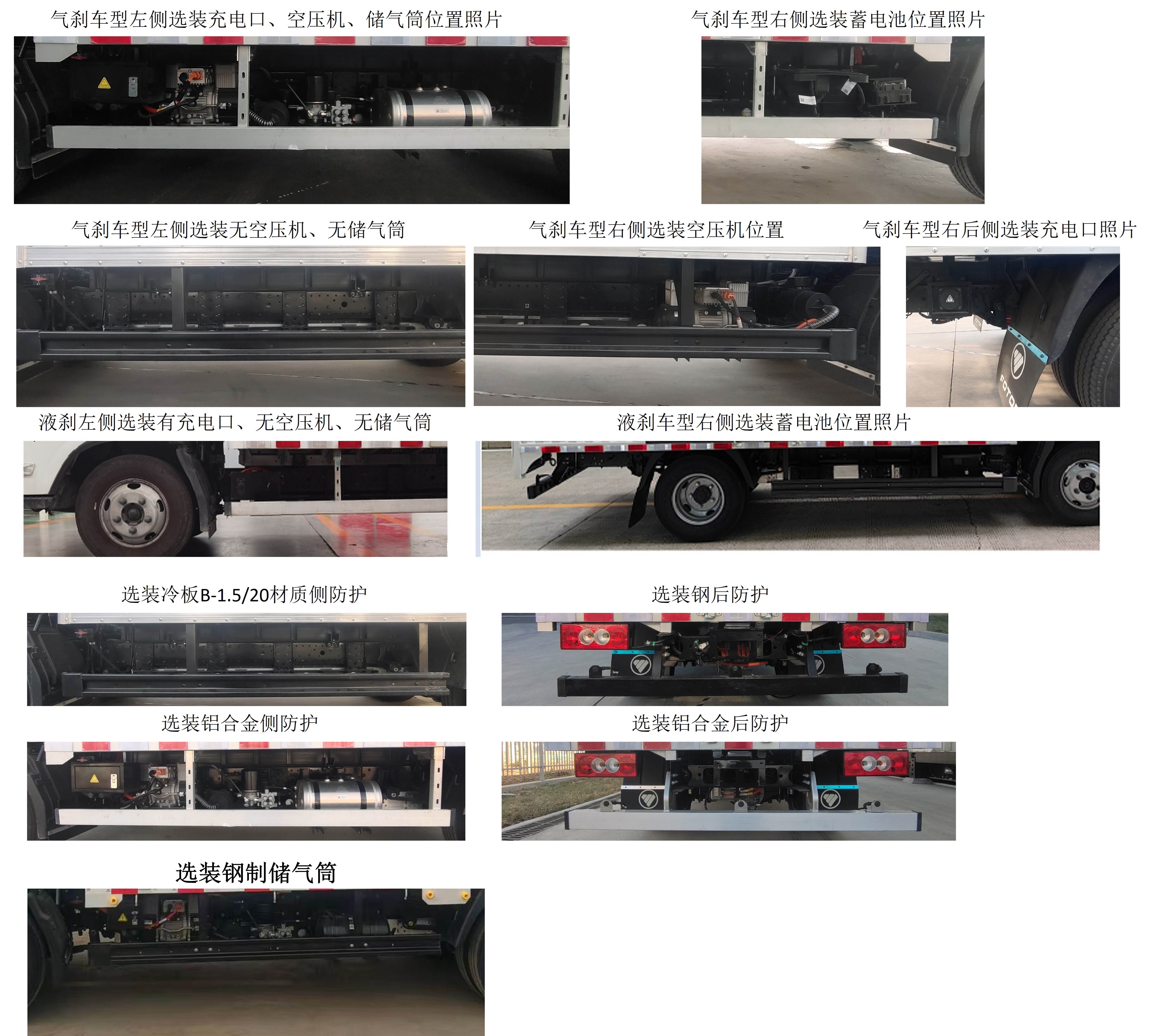 福田牌BJ5040CCYEVZ3純電動倉柵式運輸車公告圖片