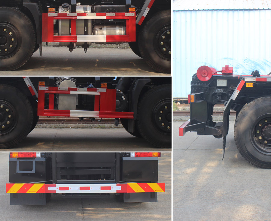 力海通牌HLH5240ZXXST6車廂可卸式垃圾車公告圖片