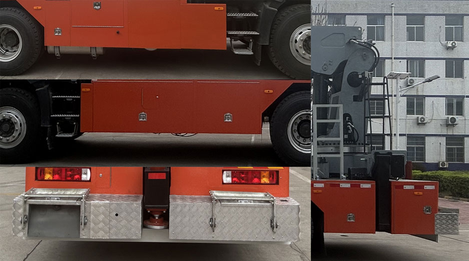 寶石機(jī)械牌BSJ5252TCS測試井架車公告圖片