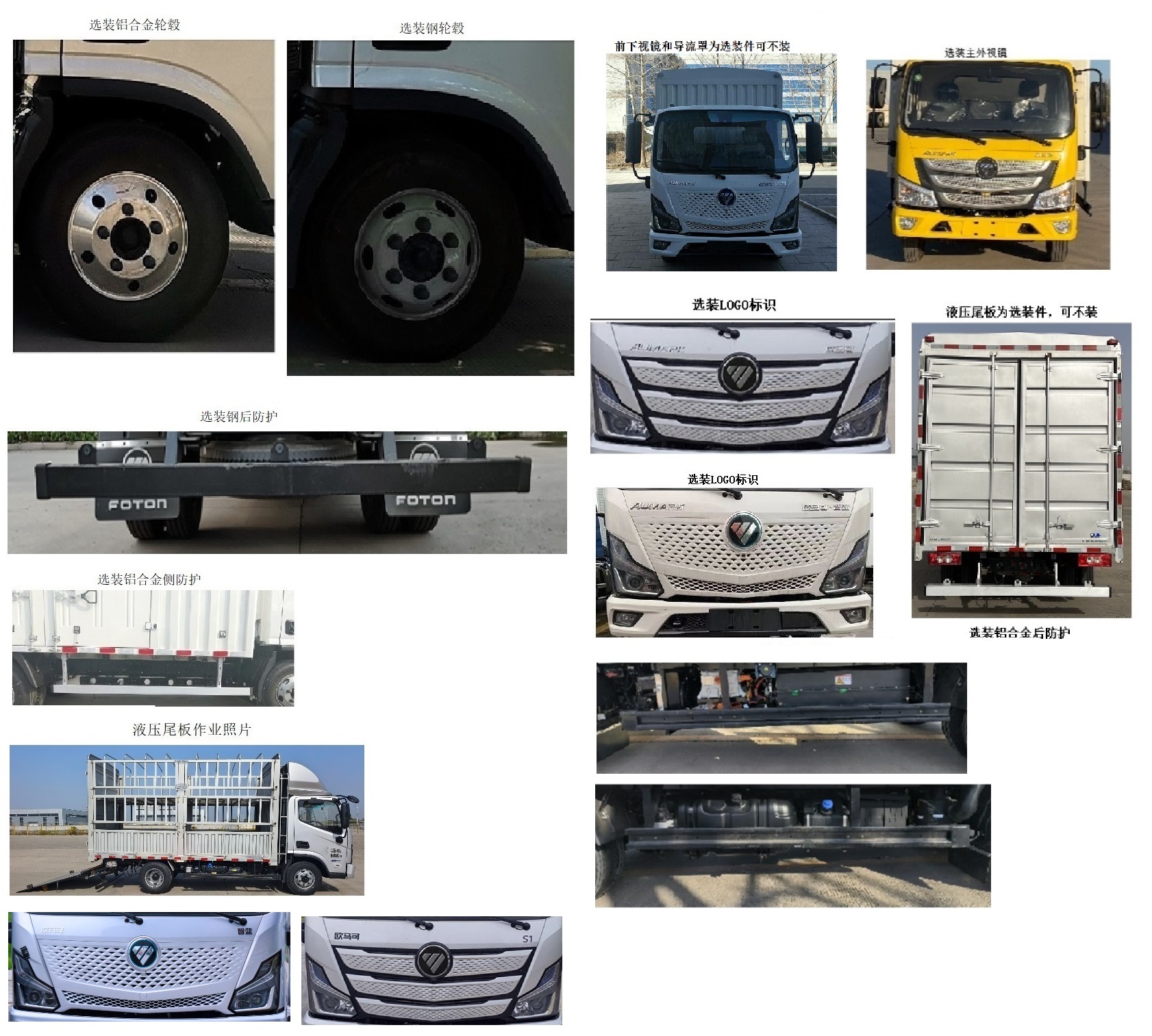 福田牌BJ5045CCYPHEV4插電式混合動力倉柵式運(yùn)輸車公告圖片