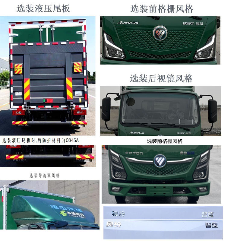福田牌BJ5045XYZEVU純電動郵政車公告圖片