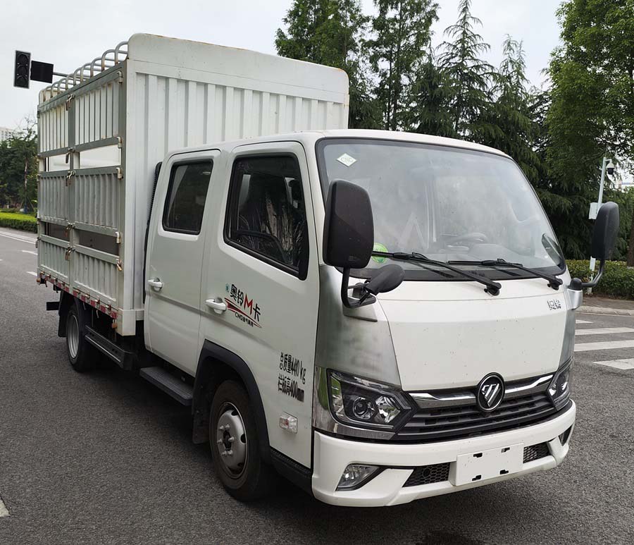 福田牌BJ5044CCY9AC6-AB2倉(cāng)柵式運(yùn)輸車(chē)公告圖片